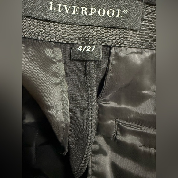 Liverpool Black Pinstripe Women's Trousers - Picture 3 of 4